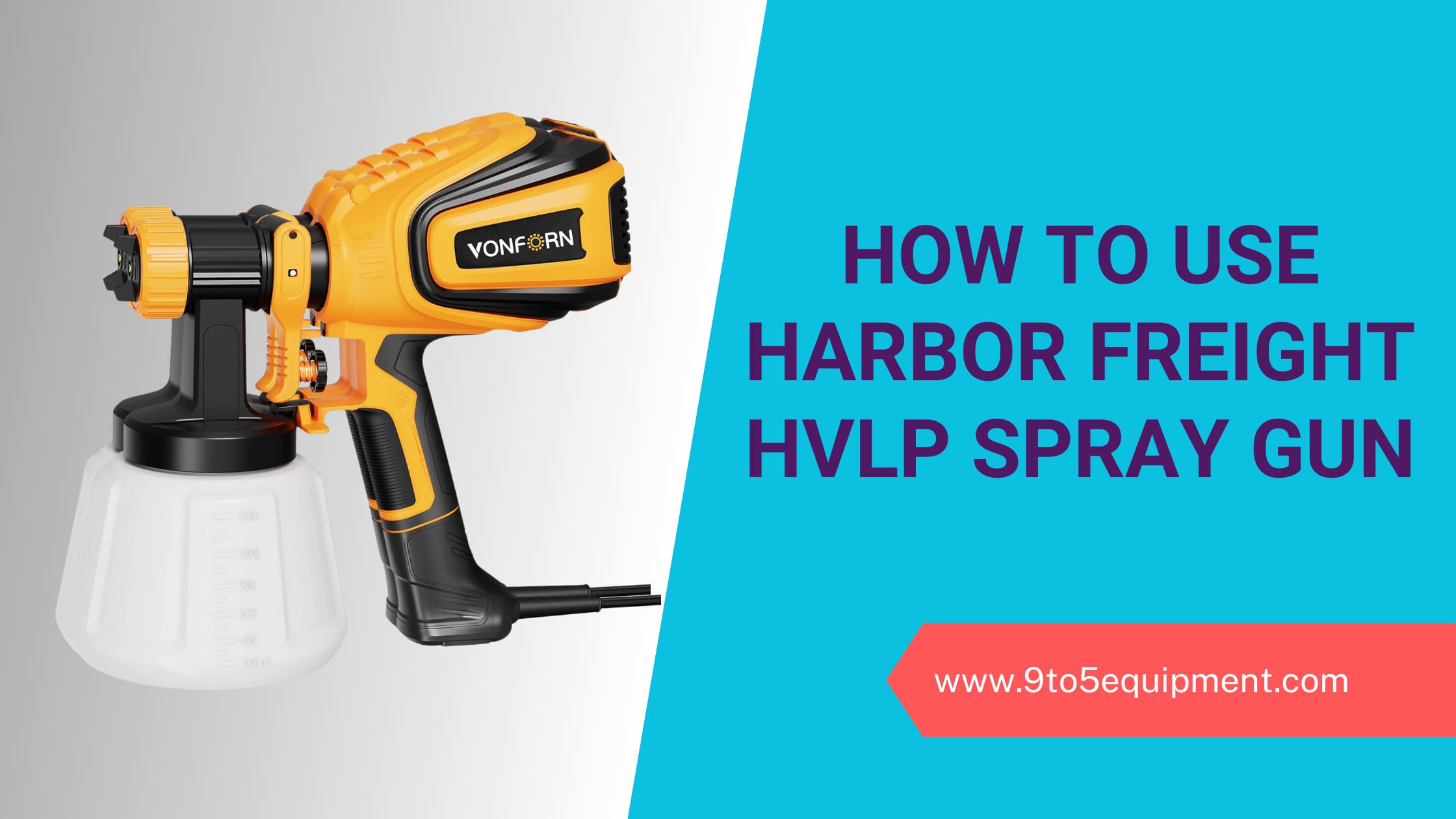 How-To-Use-Harbor-Freight-HVLP-Spray-Gun