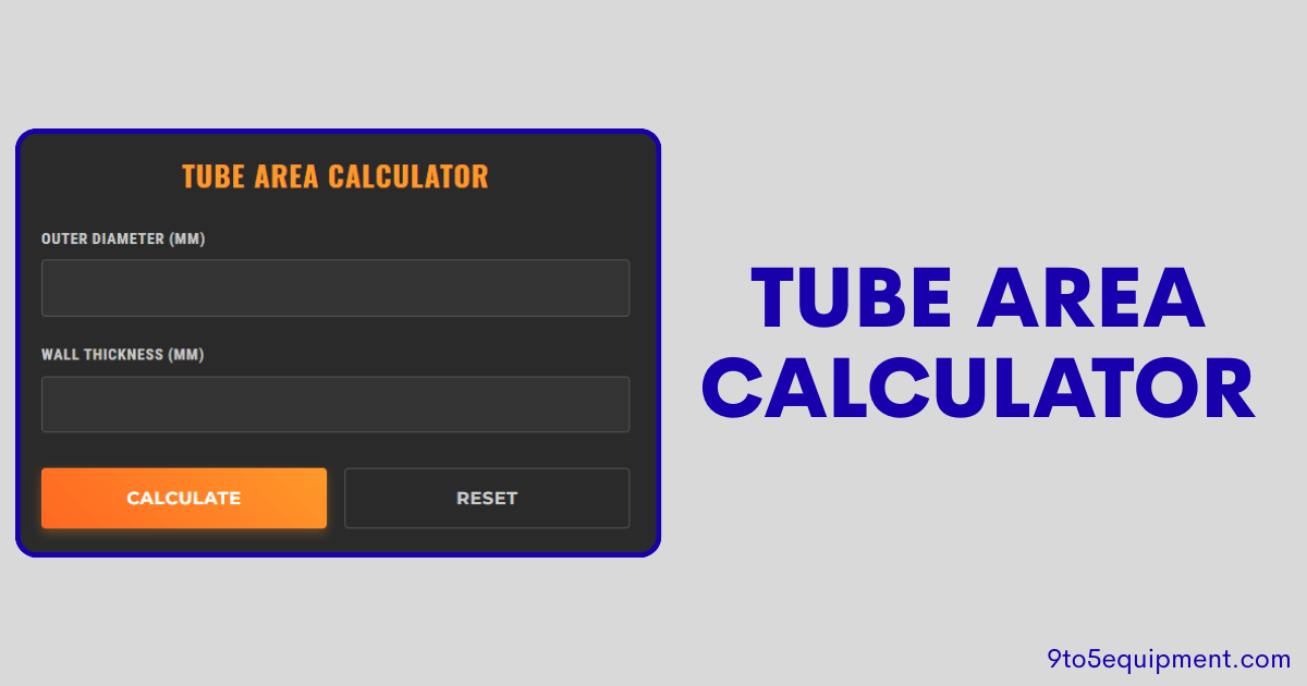 Tube Area Calculator