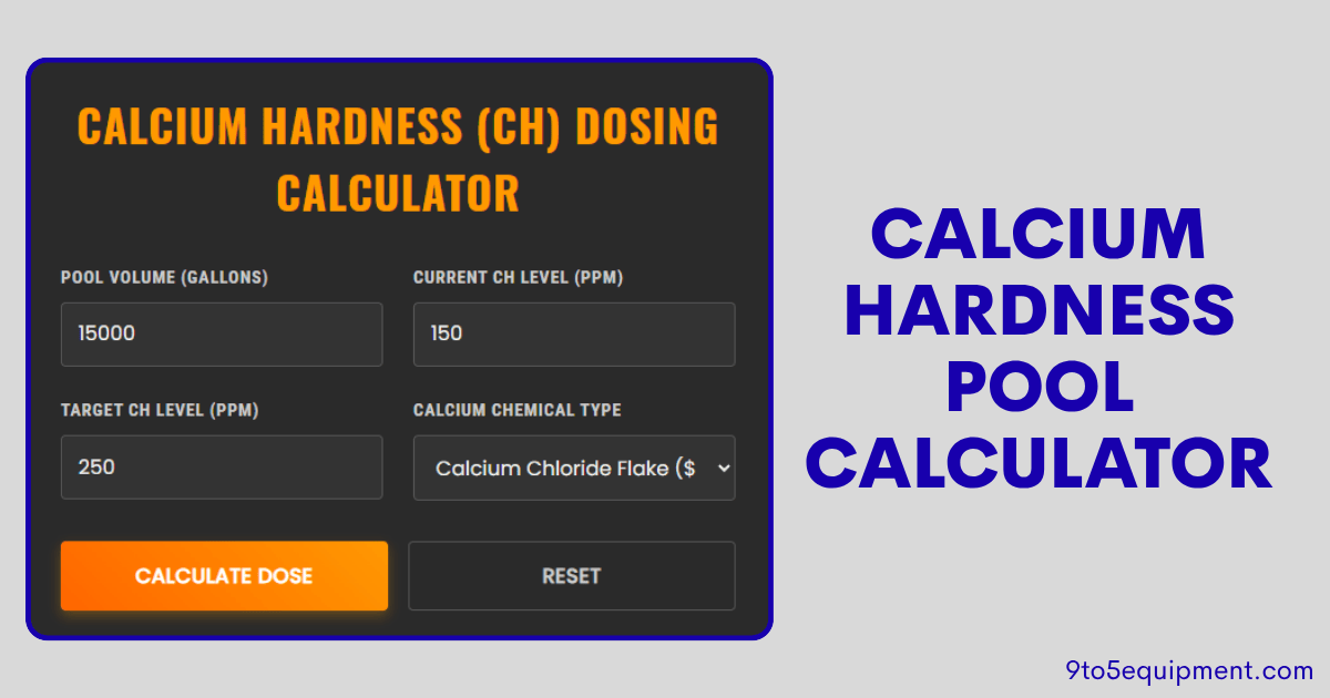 Calcium Hardness Pool Calculator