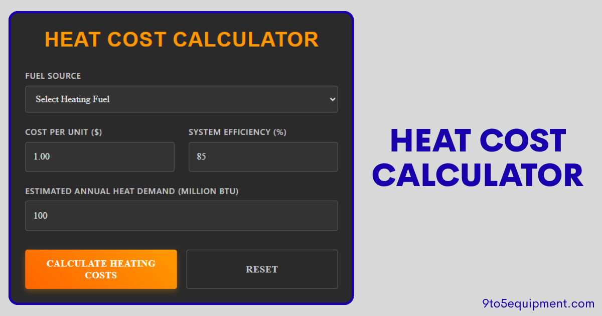Heat Cost Calculator