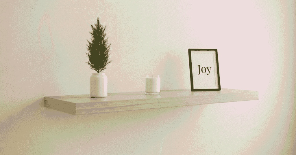 Floating Shelf Holiday Display