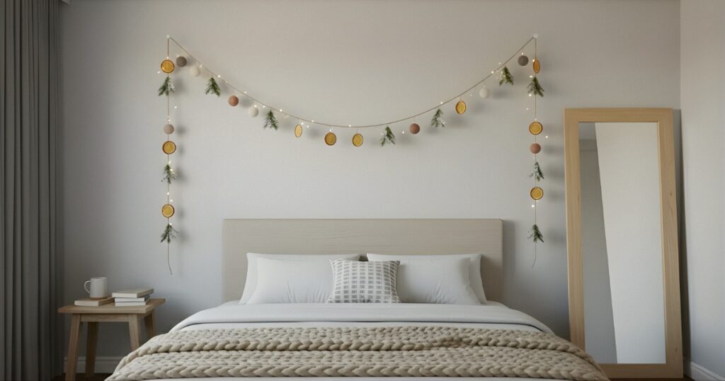 Hanging Pine Or Felt Garland