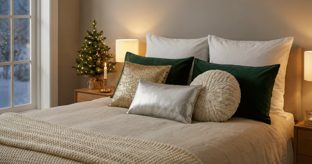 Metallic Or Sparkly Accent Pillows