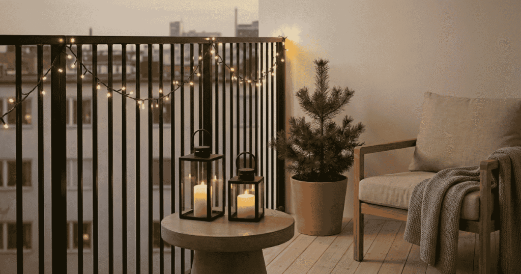 Minimalist Balcony Outdoor Lighting
