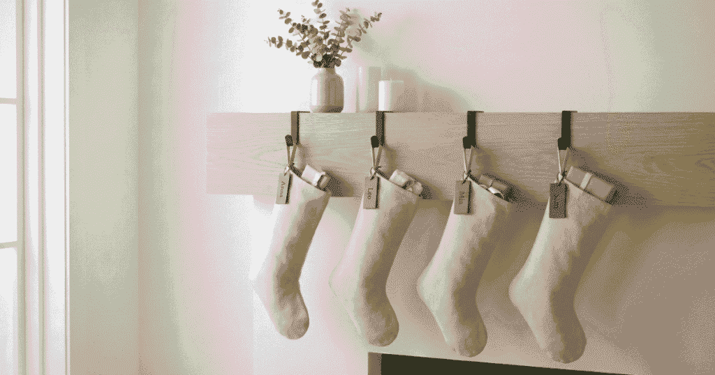 Minimalist Stocking Holders