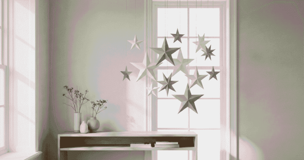 Paper Star Hanging Décor