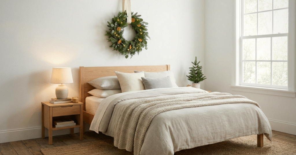 Small Wreath As Wall Or Headboard Decor