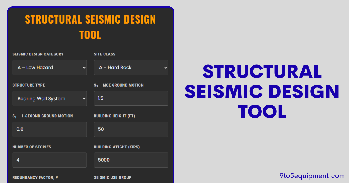 Structural Seismic Design Tool