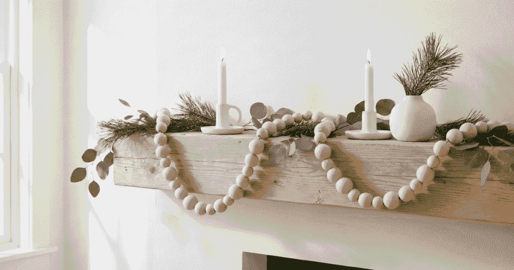 Wooden Bead Garland