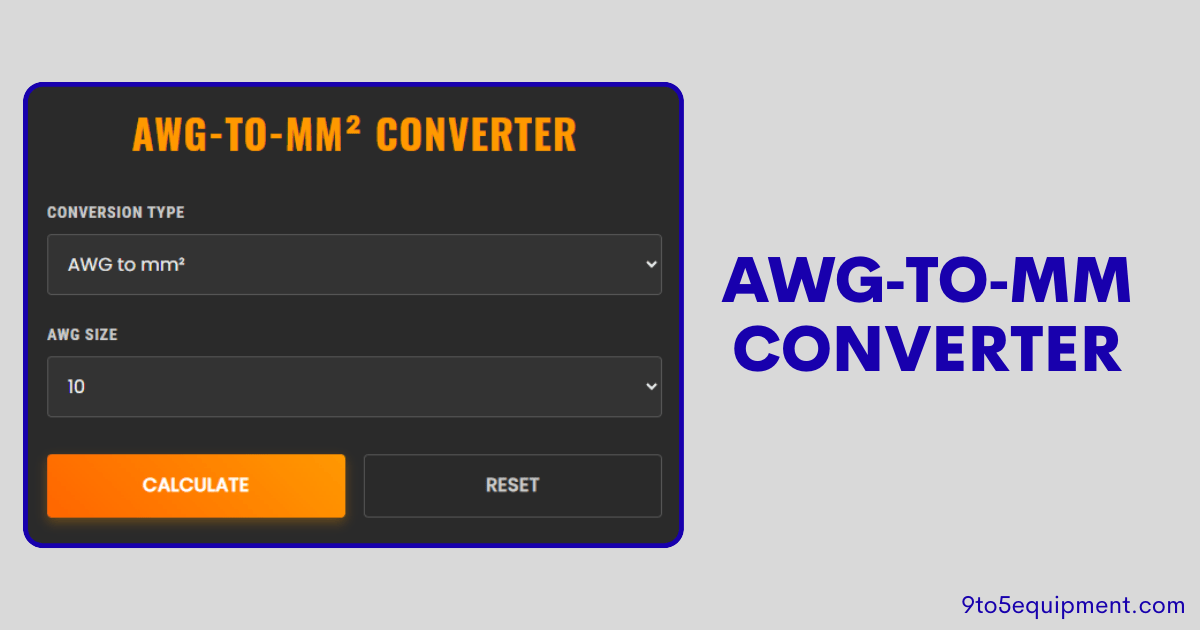 AWG‐to‐mm Converter