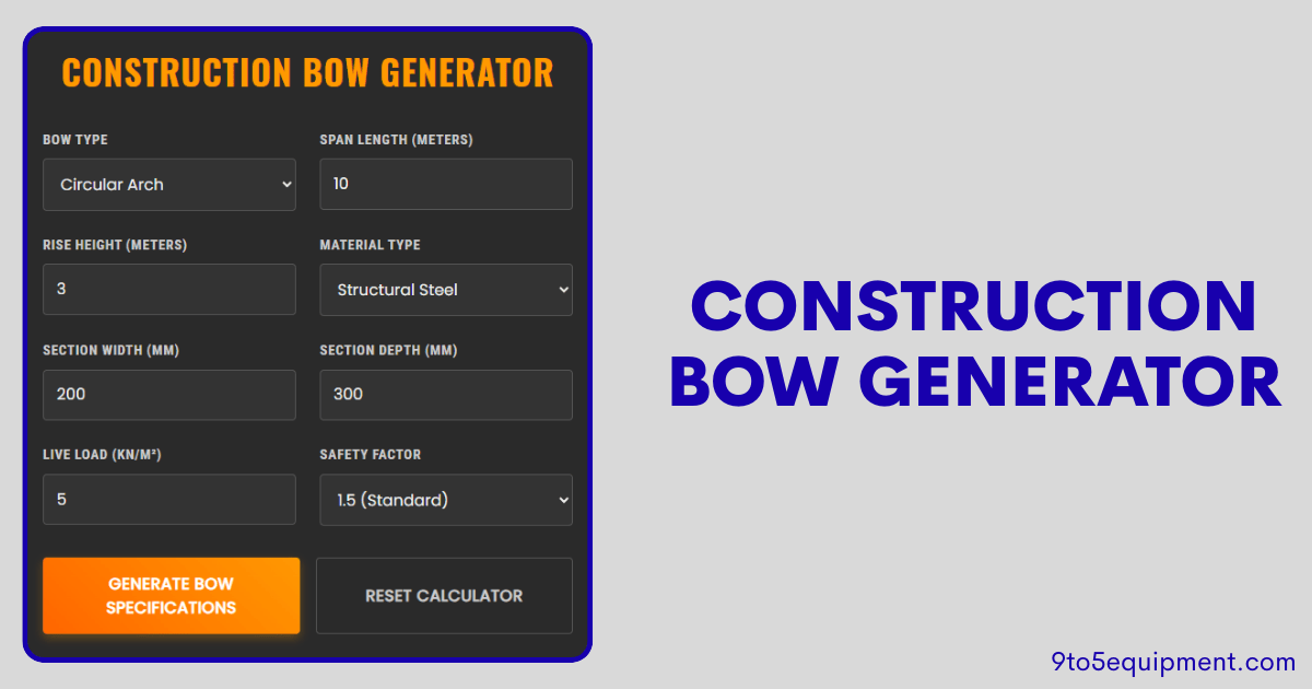 Construction Bow Generator