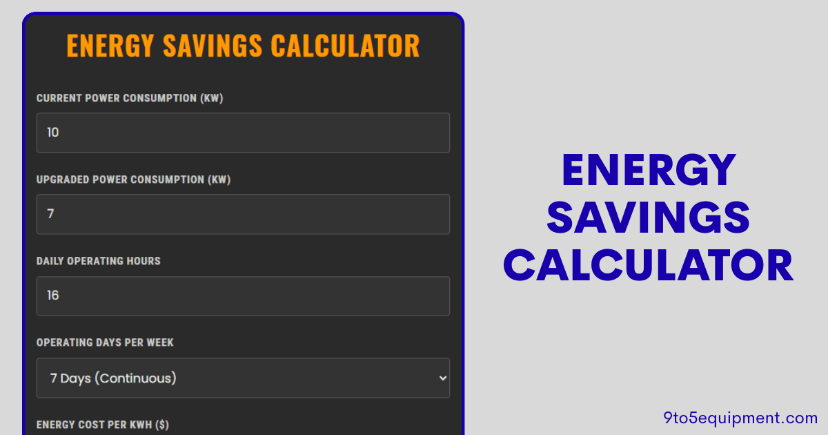 Energy Savings Calculator