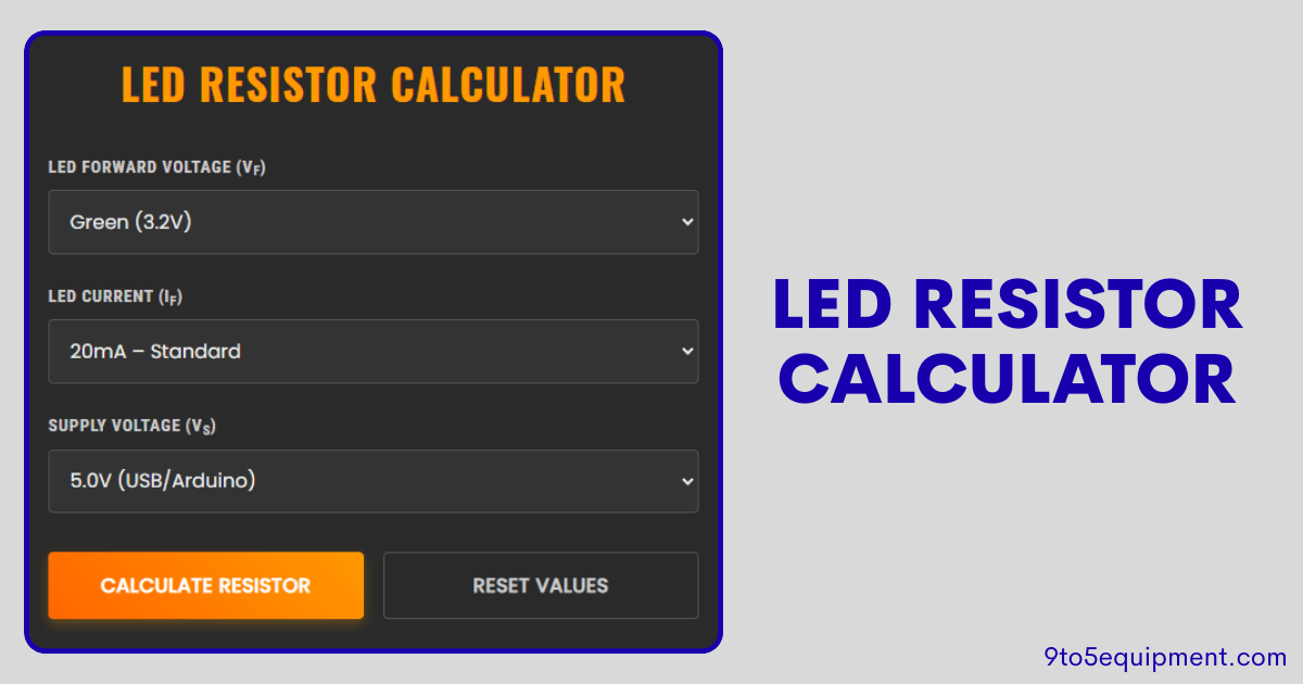 LED Resistor Calculator