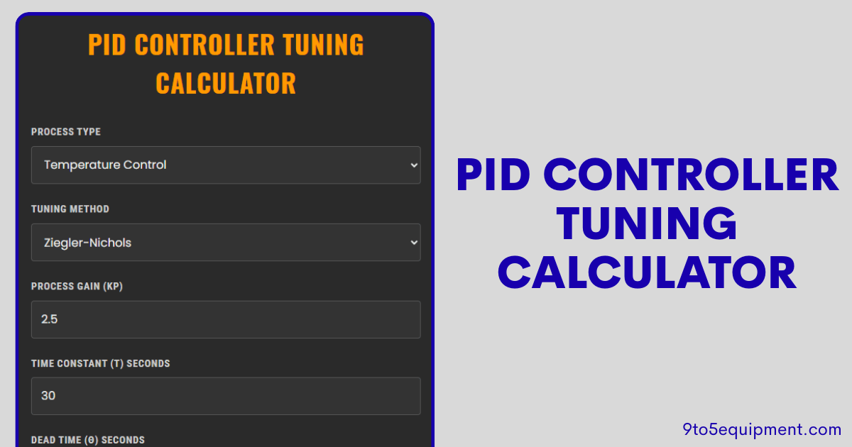 PID Controller Tuning Calculator