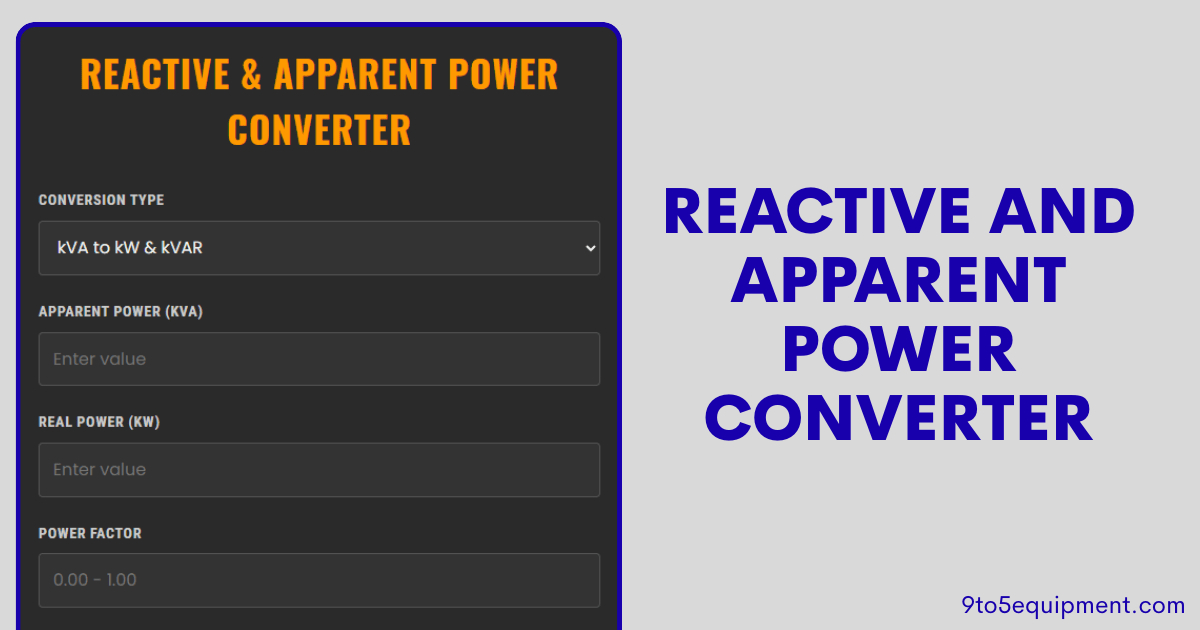 Reactive and Apparent Power Converter