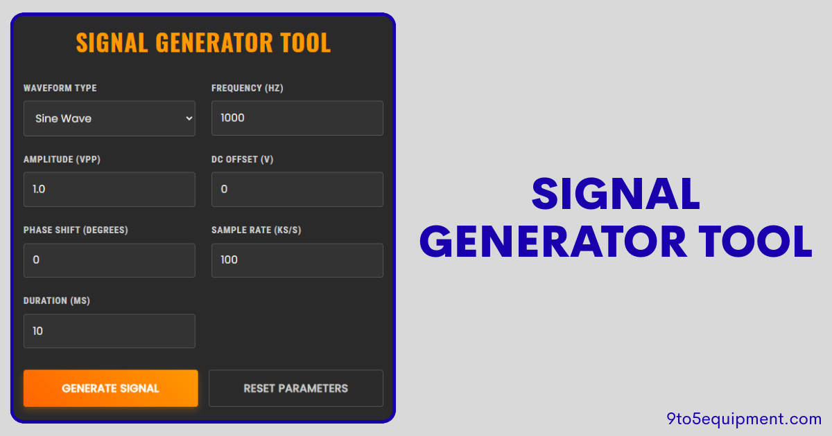 Signal Generator Tool