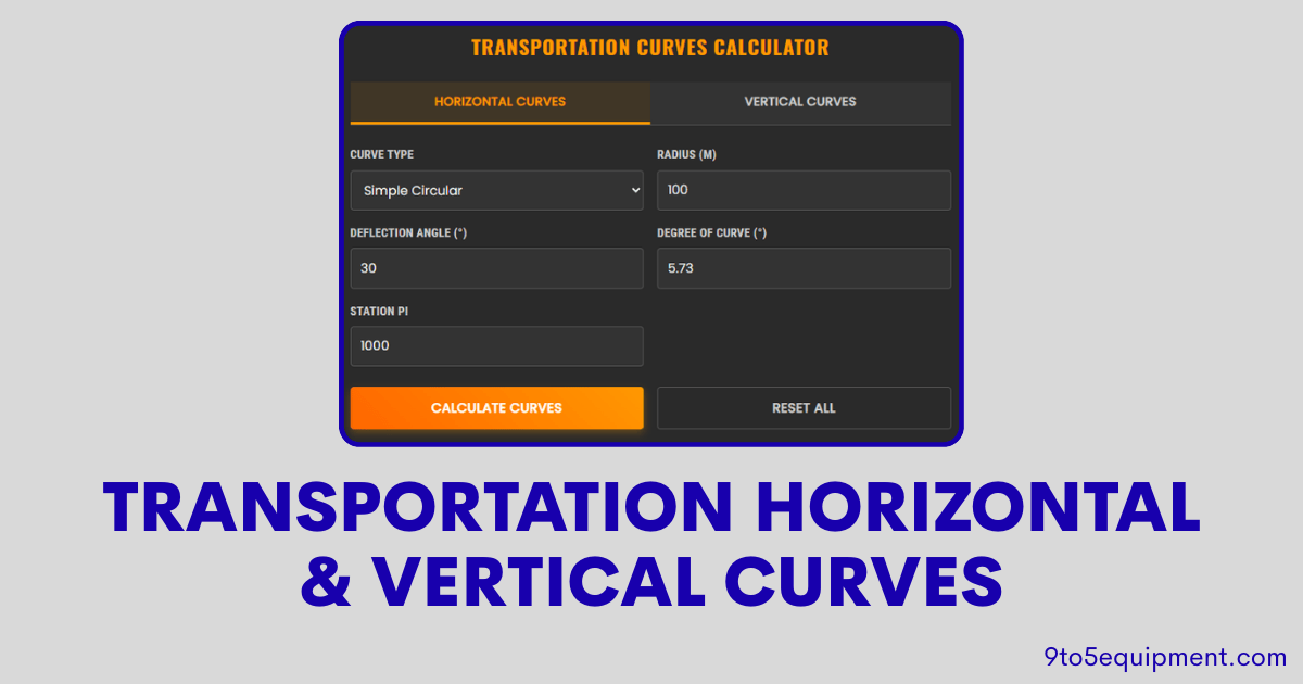 Transportation Horizontal & Vertical Curves