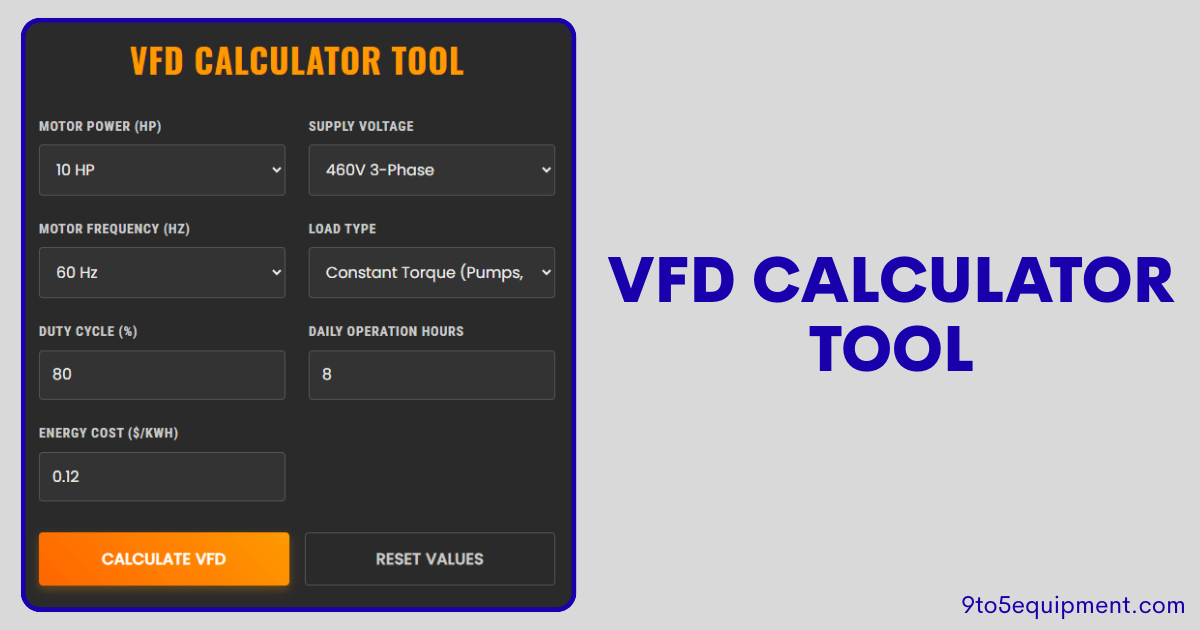 VFD Calculator Tool