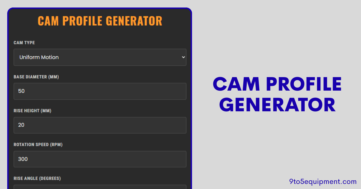 Cam Profile Generator