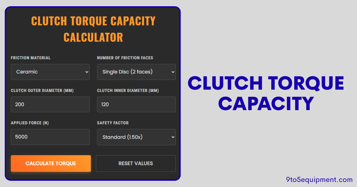 Clutch Torque Capacity