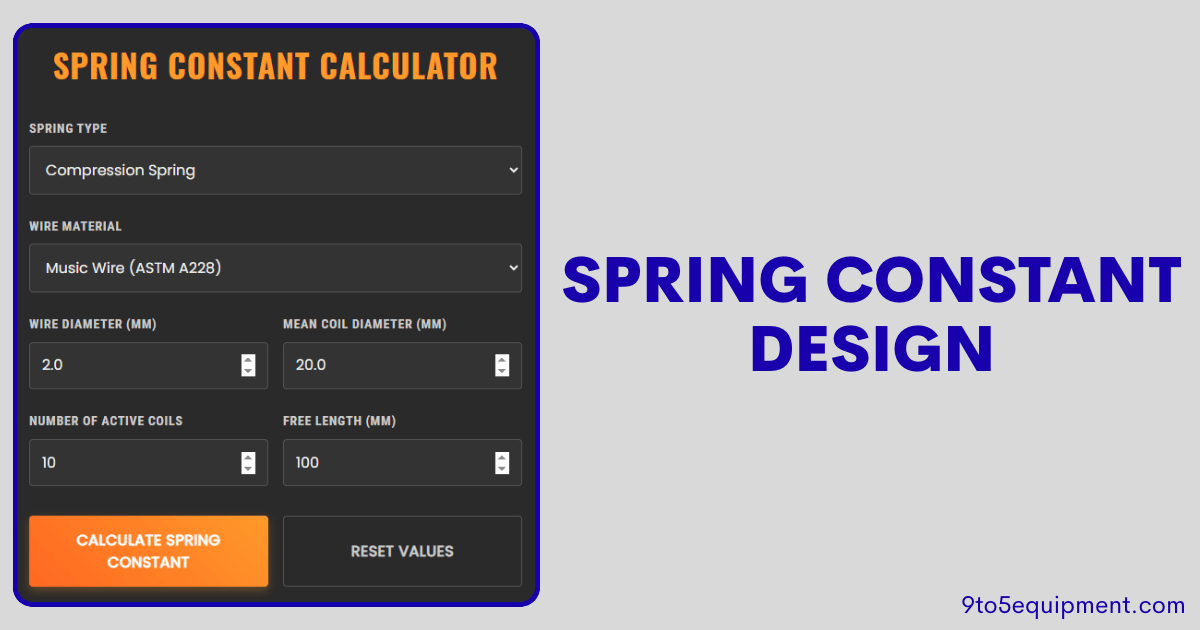 Spring Constant Design