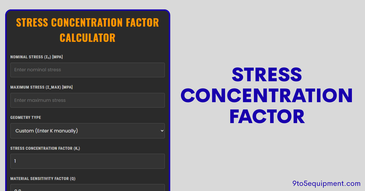 Stress Concentration Factor