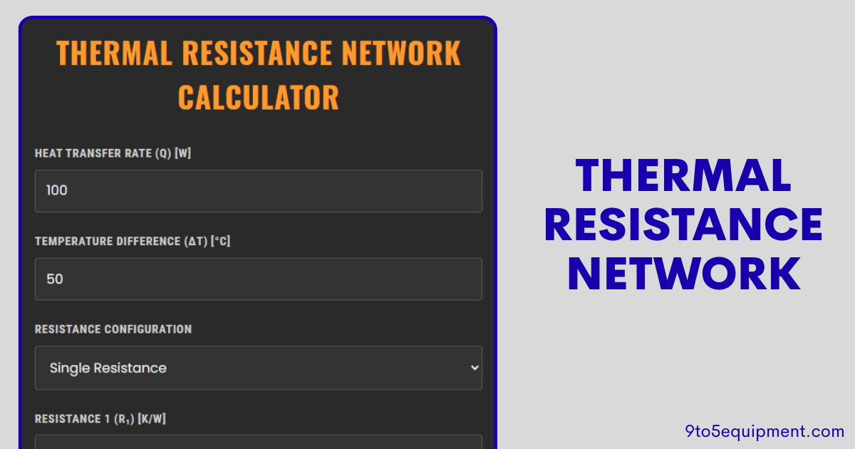 Thermal Resistance Network